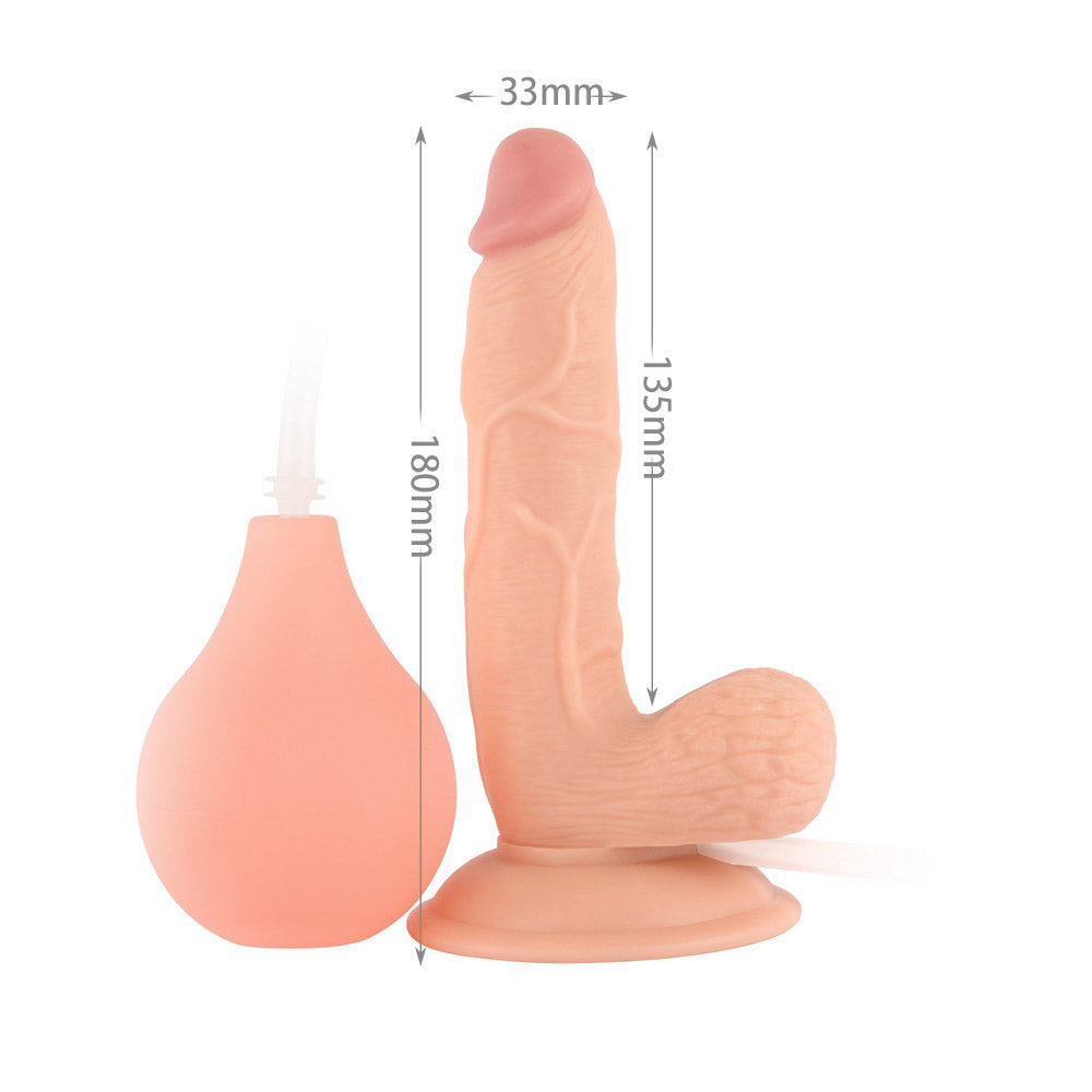 VSC Novelty - Dildo Eiaculante Realistico Easy-Squirter - 17,8 cm