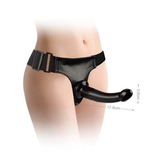 VSC Novelty - Adjustable Strap-On - Black - 7"