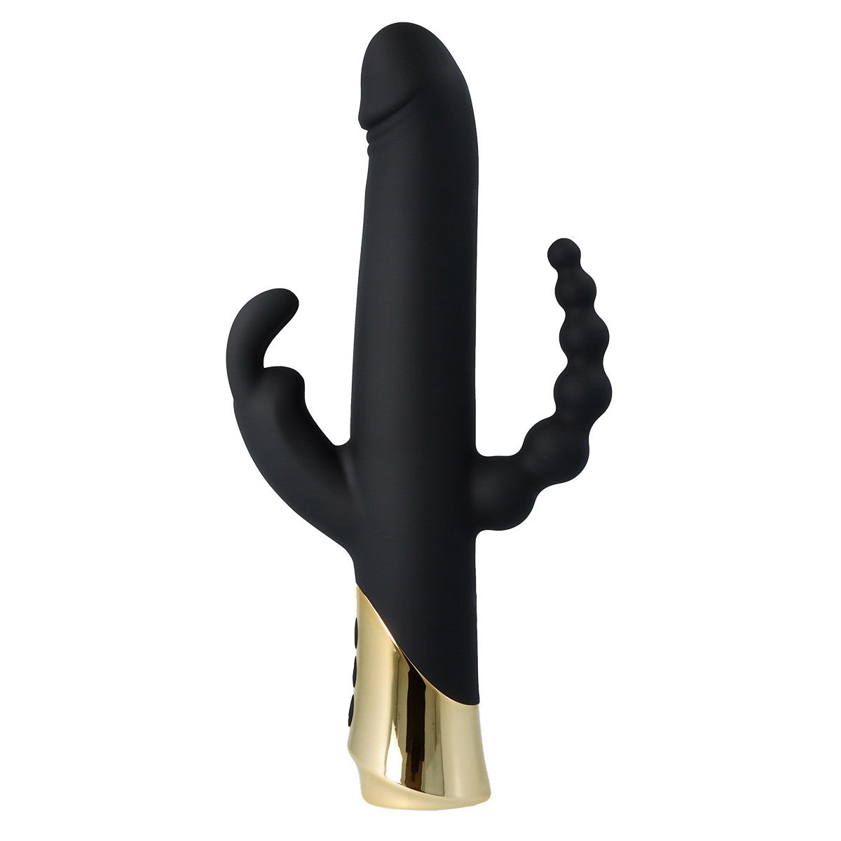 HARLEQUIN RECHARGEABLE RABBIT VIBRATOR WITH ROTATING DILDO SHAPE