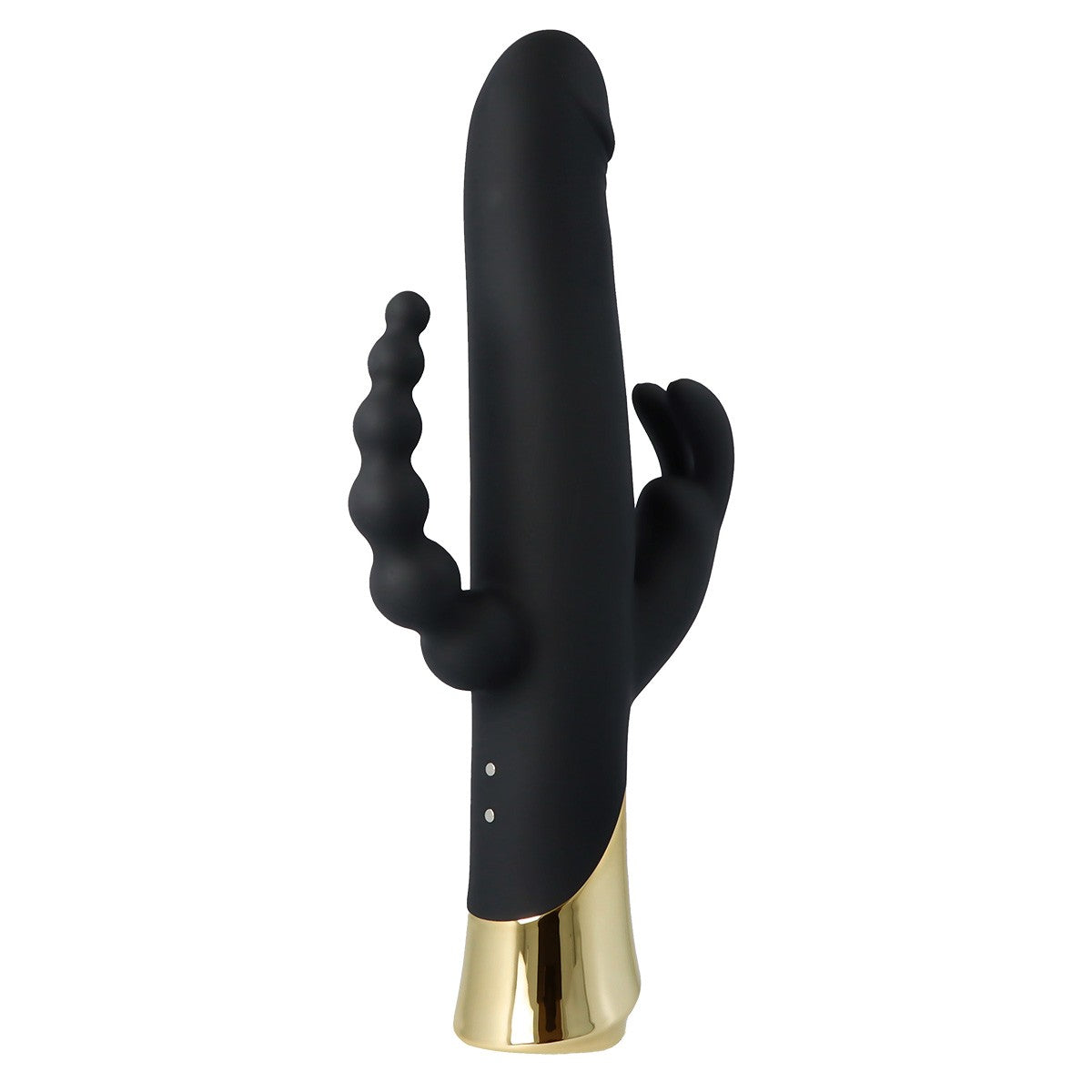 HARLEQUIN RECHARGEABLE RABBIT VIBRATOR WITH ROTATING DILDO SHAPE