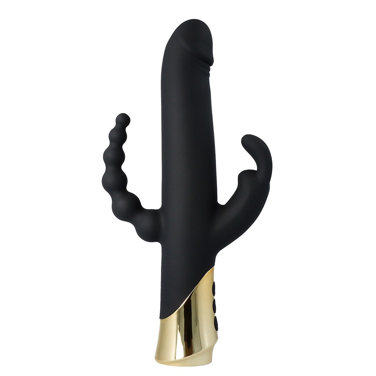 HARLEQUIN RECHARGEABLE RABBIT VIBRATOR WITH ROTATING DILDO SHAPE
