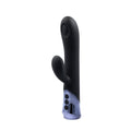 HAVANA RECHARGEABLE SILICONE VIBRATOR WITH RABBIT AND BATTERY ROD