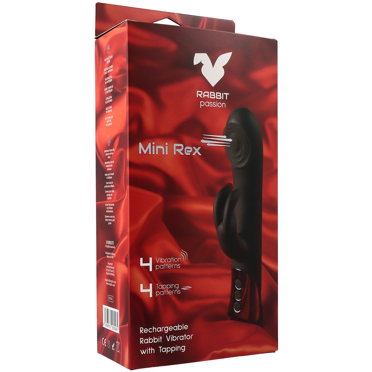 CONIGLIO VIBRANTE RICARICABILE MINI REX CON TAPPO