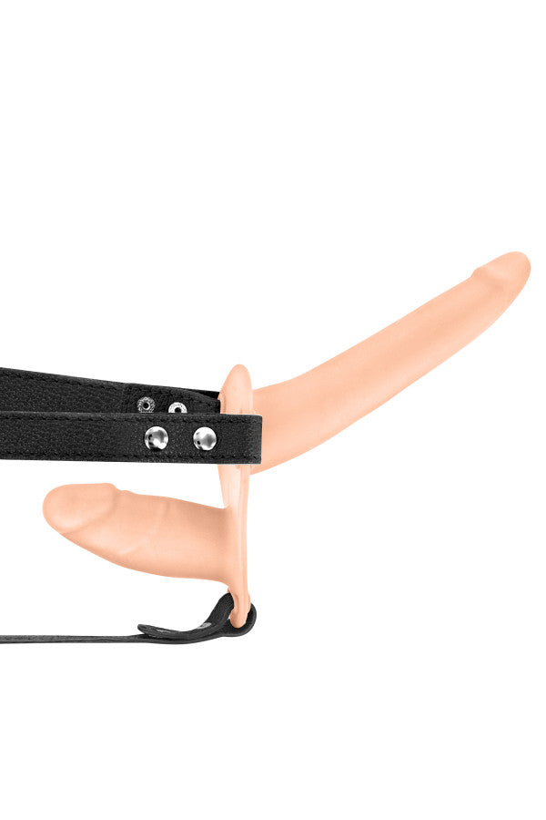Fetish Tentation - Imbracatura vibrante Strap-On - Colore carne