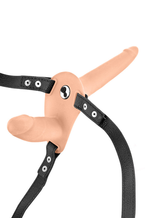 Fetish Tentation - Imbracatura vibrante Strap-On - Colore carne