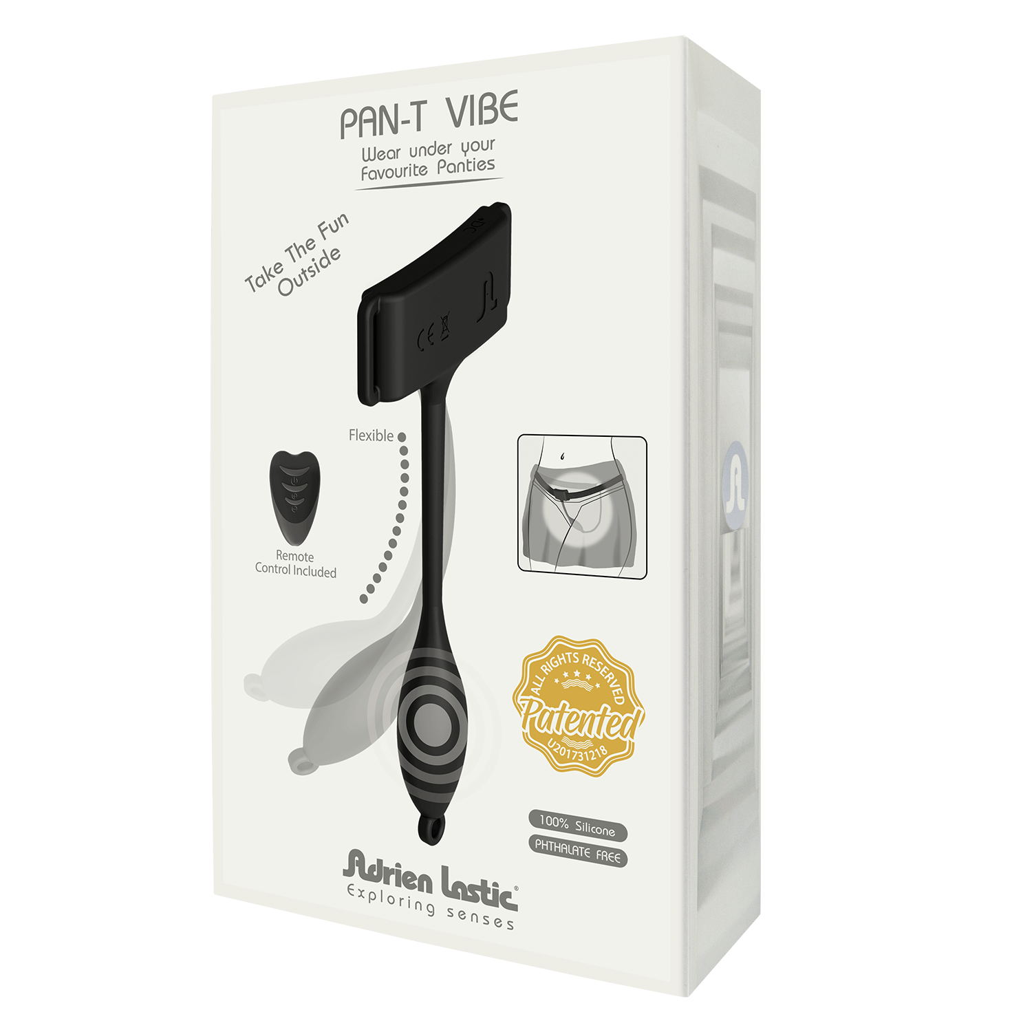 Adrien Lastic - Pan-T Vibe Wearable Vibrator - Black