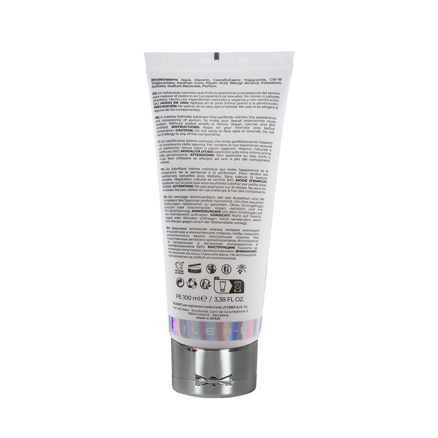 Silexd - Lubrificante Latteo sperma Bio - 100ml