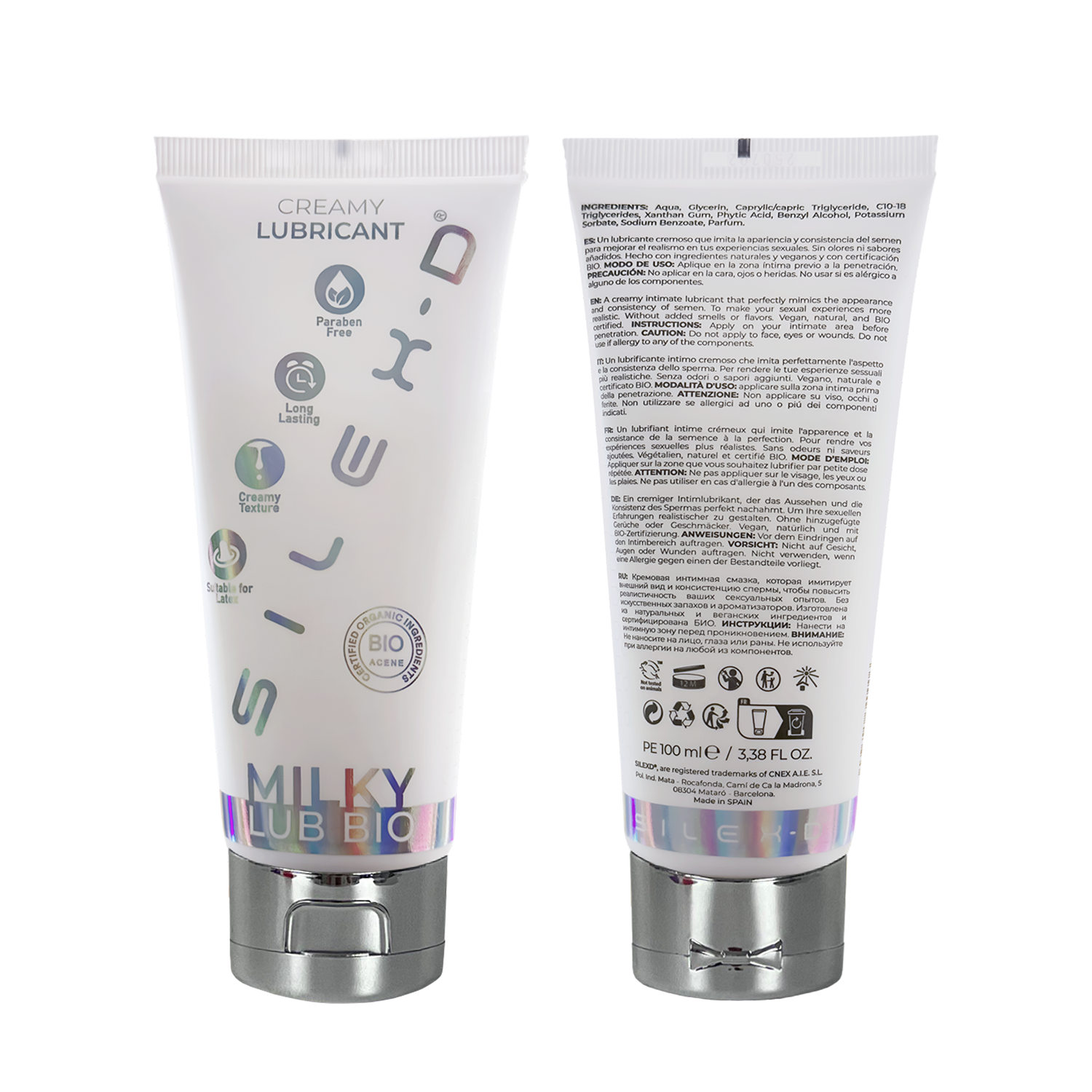 Silexd - Lubrificante Latteo sperma Bio - 100ml