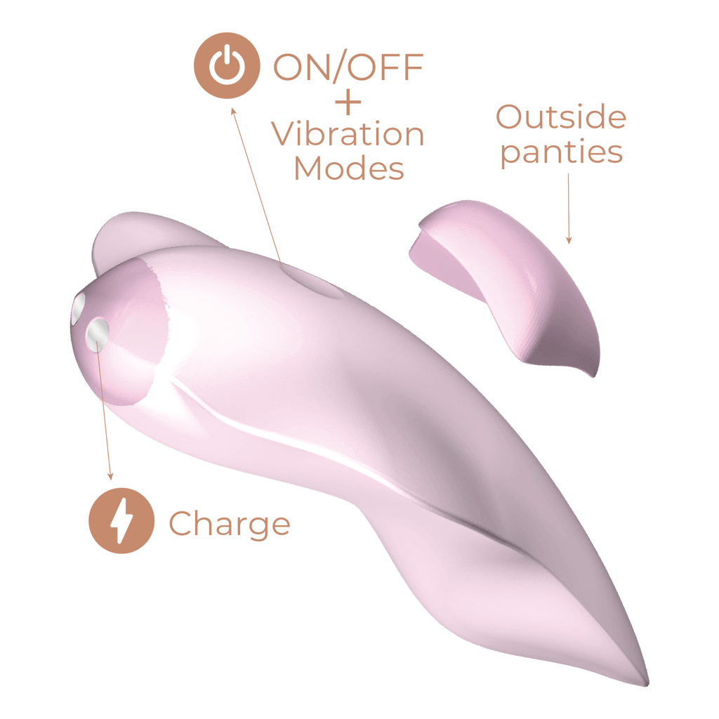 Adrien Lastic - Clitoral Stimulator with Remote Control Temptation - Pink