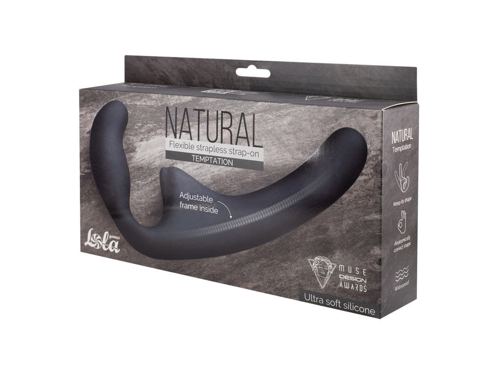 Lola Games - Tentazione Flessibile Senza Spalline con Cinturino - Nero