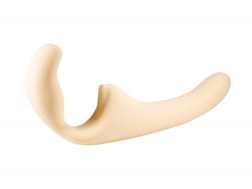 Lola Games - Tentazione Flessibile Senza Spalline con Strap-On - Beige