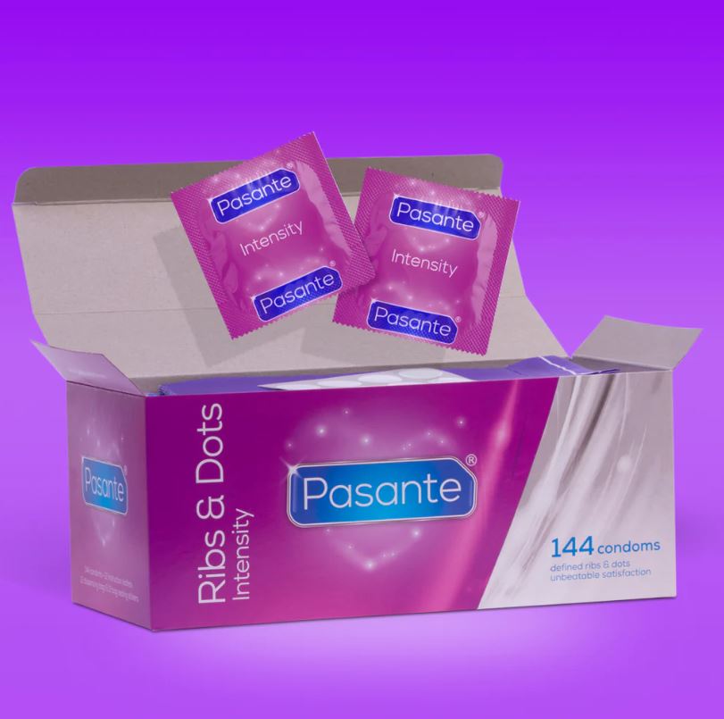 Pasante - Preservativi Aromi Vari - Scatola da 144 Pezzi