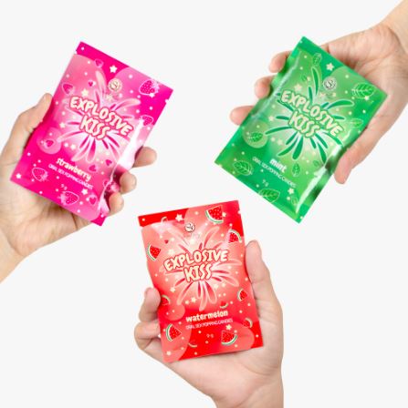 Secret Play - Display Popping Candy Menta/Fragola/Anguria - 48 Pezzi