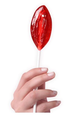 Secret Play - Display lecca lecca Vulva - Fragola