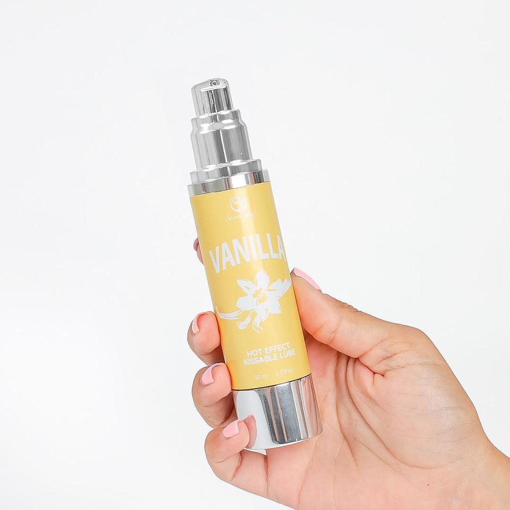 Secret Play - Lubrificante Commestibile Effetto Riscaldante - Vaniglia - 50 ml