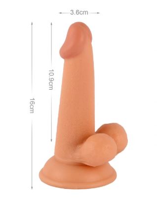 VSC Novità - Dildo Realistico Mr. Rude - Color Carne - 6.3"