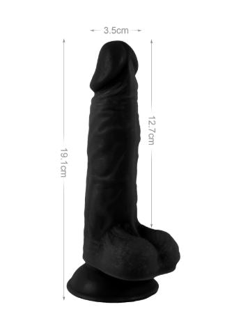 VSC Novità - Dildo Realistico Mr. Rude - Nero - 7.5"