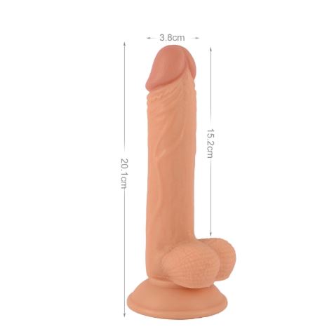 VSC Novelty - Dildo Realistico Mr. Rude - Color Carne - 20 cm