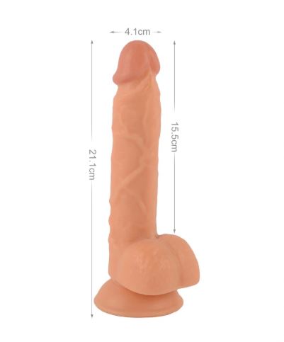 VSC Novità - Dildo Realistico Mr. Rude - Color Carne - 8.3"