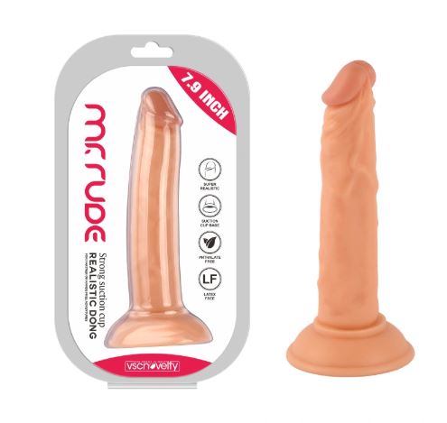 VSC Novelty - Dildo Realistico Mr. Rude - Color Carne - 20 cm
