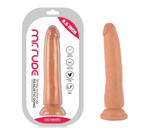 VSC Novità - Dildo Realistico Mr. Rude - Color Carne - 8,5"