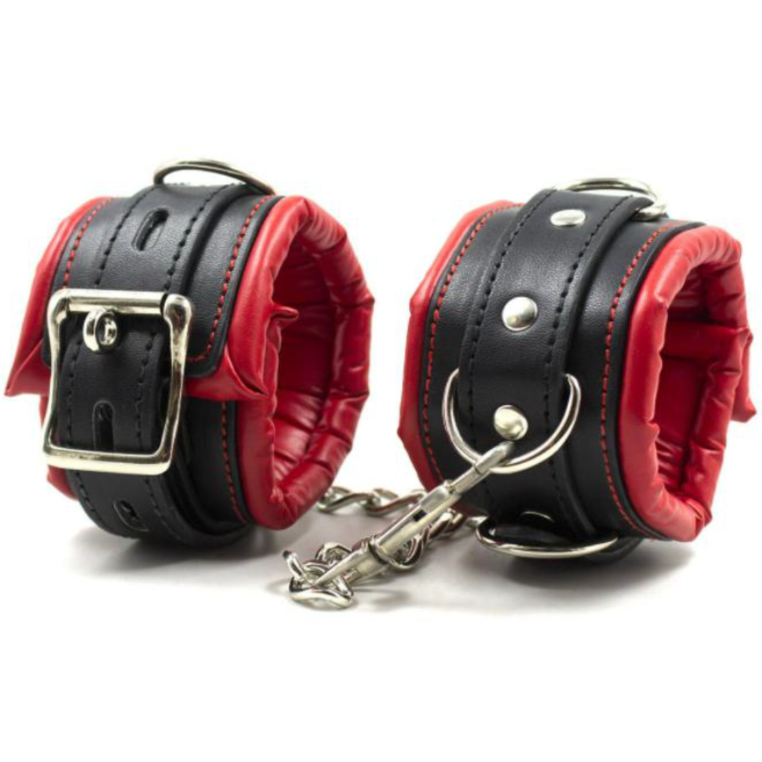 VSC Novelty - Red and Black Handcuffs