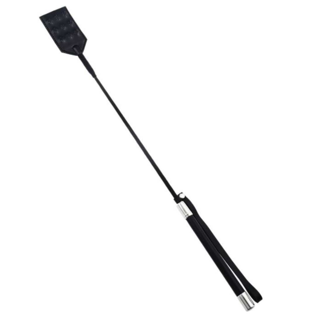 VSC Novelty - Black faux leather flogger - 52 cm