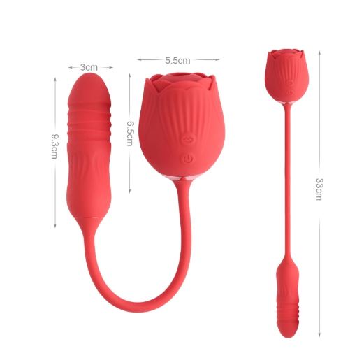 VSC Novità - Vibratore / Succhia Clitoride - Desire Luxury Rose