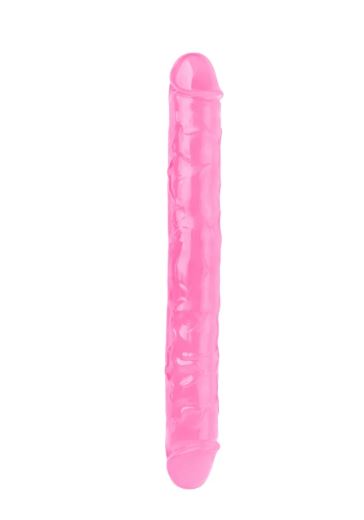 VSC Novità - Dildo doppio realistico Crystal Jellies Mr. Rude 30 cm - Rosa