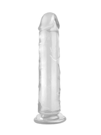 VSC Novelty - Dildo Realistico Crystal Jellies Mr. Rude 8.5" - Trasparente