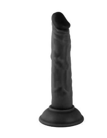 VSC Novelty - Dildo Realistic Mr. Rude - Black - 7.9"