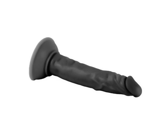 VSC Novelty - Dildo Realistic Mr. Rude - Black - 7.9"
