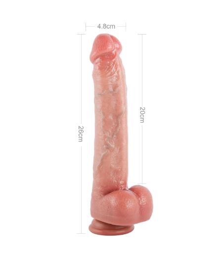 VSC Novelty - Dildo Realistico Doppio Strato Nature Feel - 25,9 cm