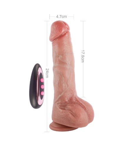 VSC Novelty - Vibratore Realistico a Spinta Sensatione Naturale - 24 cm
