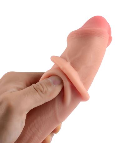 VSC Novelty - Dildo Doppio Strato Realistico con Pelle Scivolosa - 23 cm