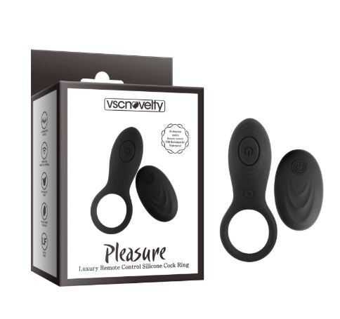 VSC Novità - Anello Vibrante Fallico - Nero
