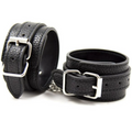 VSC Novelty - Adjustable Faux Leather Cuffs - Black