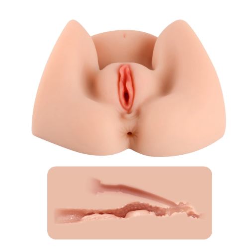 VSC Novelty - Alana Realistic Vagina and Anus Masturbator - Flesh Color