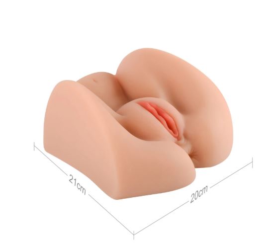 VSC Novelty - Alana Realistic Vagina and Anus Masturbator - Flesh Color