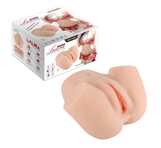 VSC Novelty - Realistic Vagina and Anus Masturbator Laura - Flesh Color