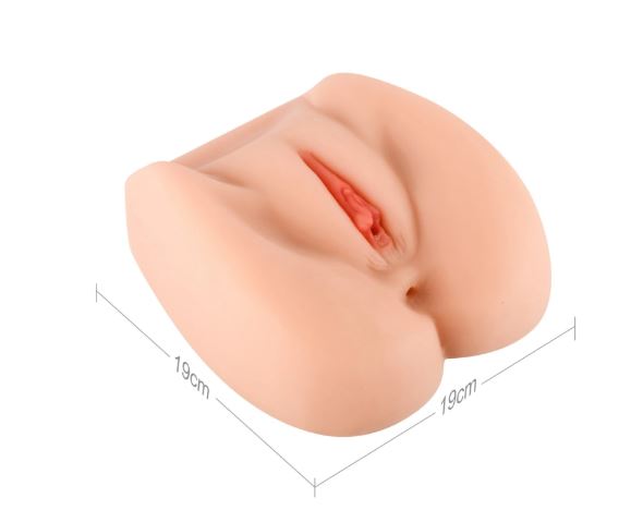 VSC Novelty - Realistic Vagina and Anus Masturbator Angelica - Flesh-Colored