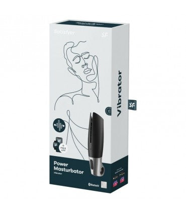 Satisfyer - Masturbatore Power - Controllabile tramite App - Nero