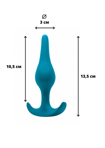 Lola Games - Plug Anale Liscio - Azzurro