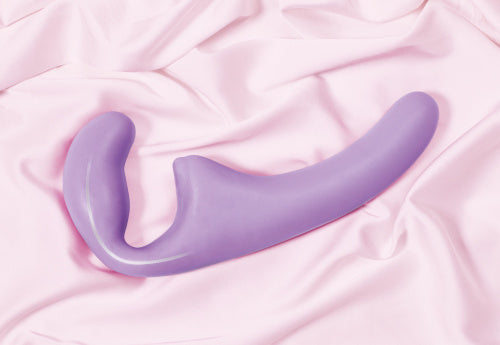 Lola Games - Strap-On Flessibile Senza Spalline Sensazione Naturale - Viola