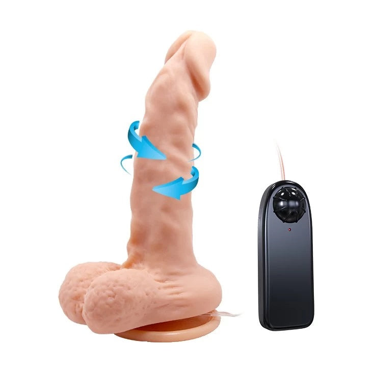 Multi-speed vibrating dildo Barbara Max 7.1"