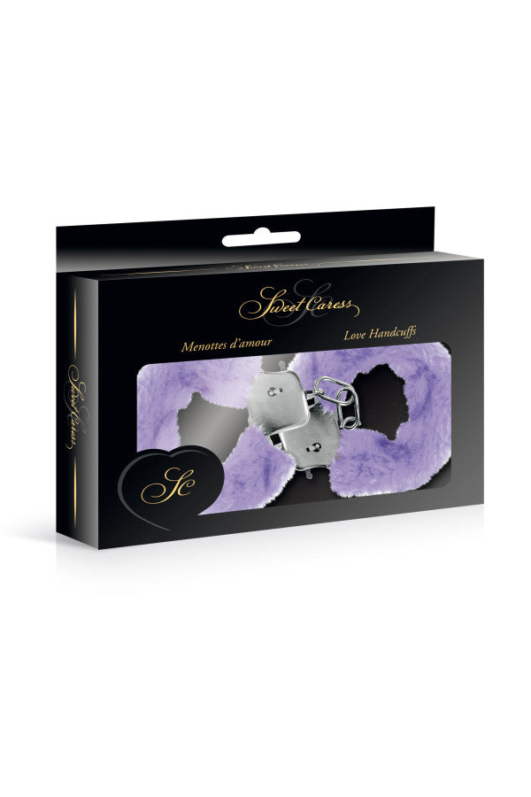 Sweet Caress - Handcuffs with Plush - Violet