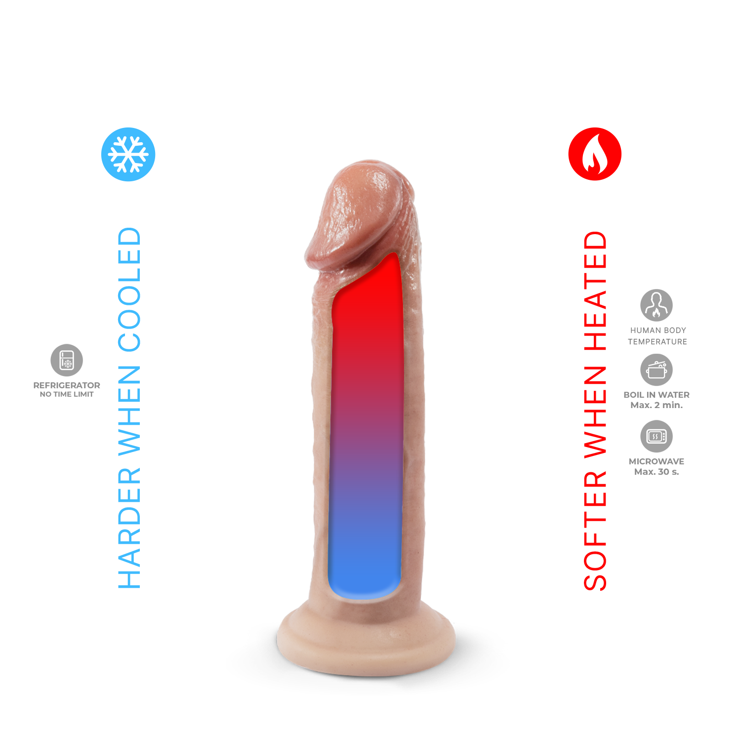 SilexD - Dildo Premium Modello Real Skin 2 - 7,5"