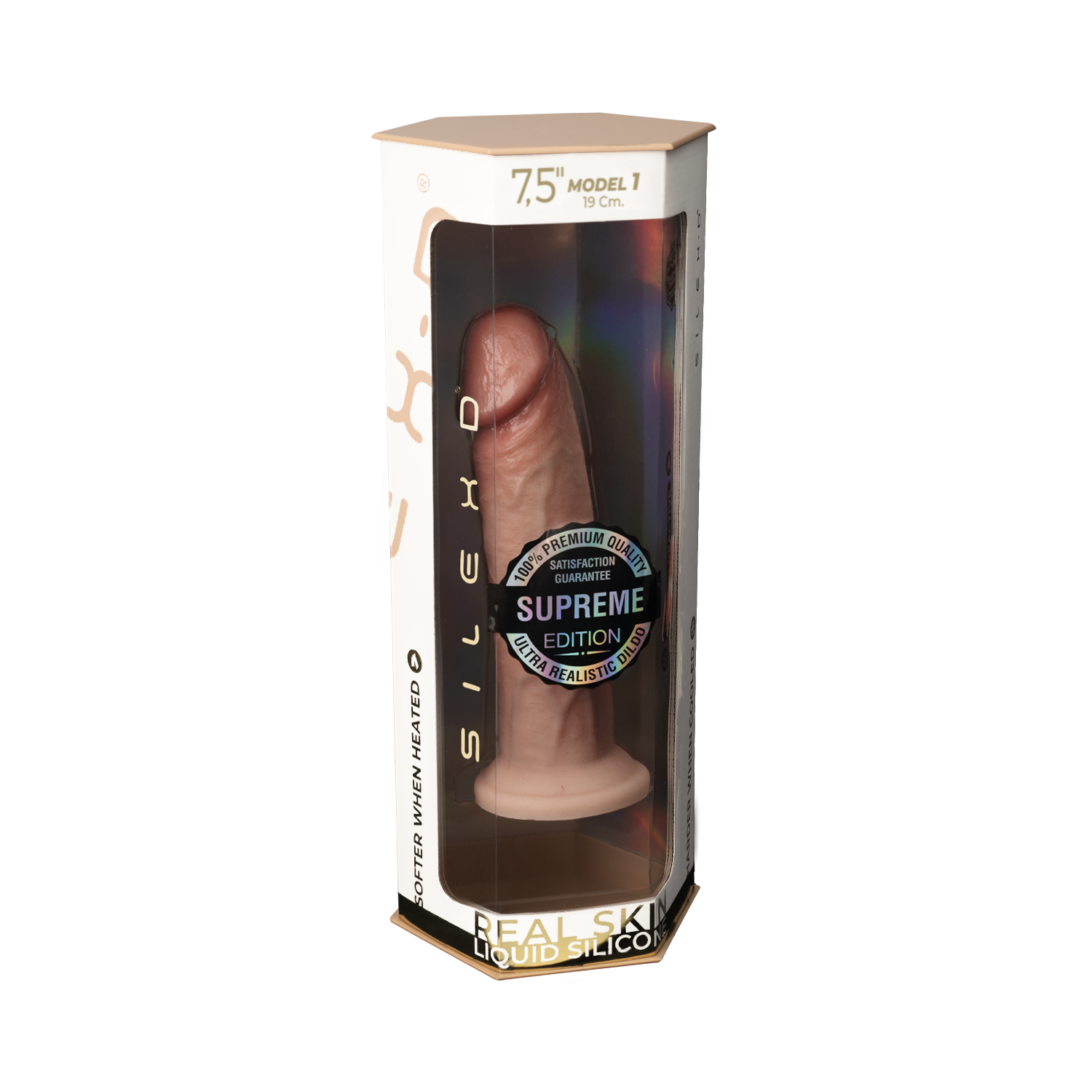 SilexD - Dildo Premium Modello Real Skin 2 - 7,5"