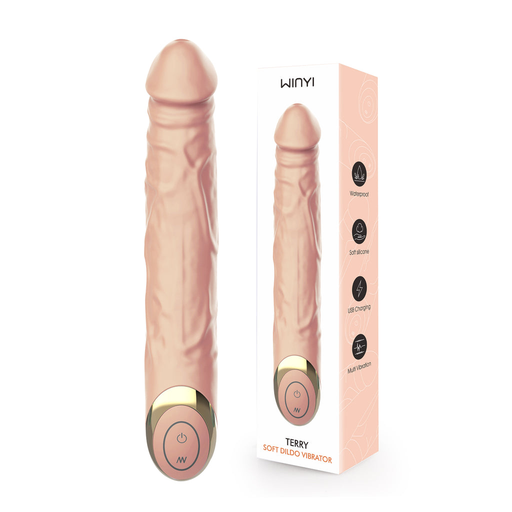 Winyi - Vibratore Realistico Morbido al Tatto - Terry