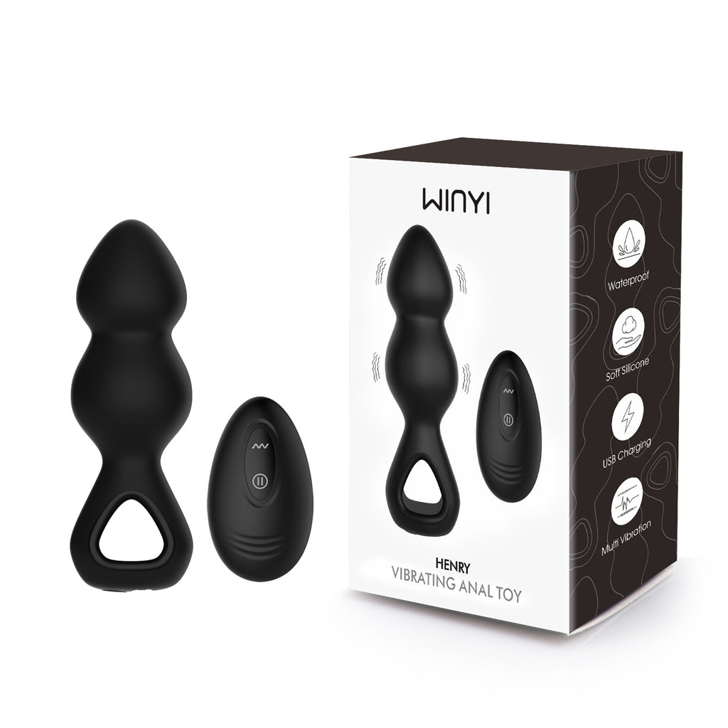 Winyi - Palline Vibranti Anali con Telecomando - Henry